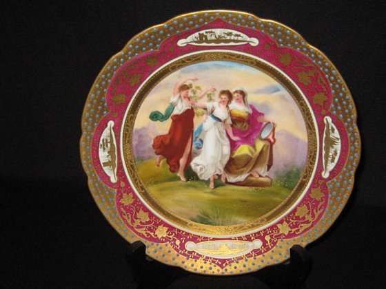 Vienna Porcelain Plate   SOLD