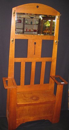 Silky Oak Hallstand   SOLD