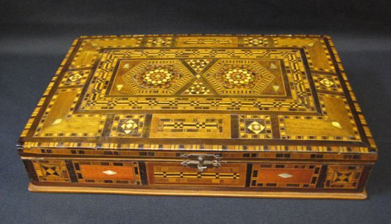 Tunbridgeware Jewellery Box   SOLD