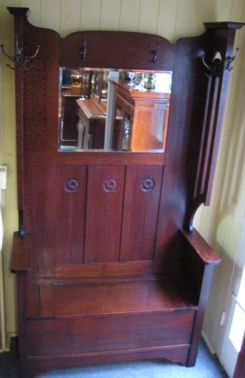 Silky Oak Hallstand   SOLD