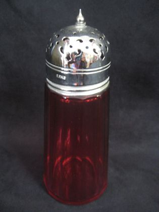 Ruby Glass Castor   SOLD