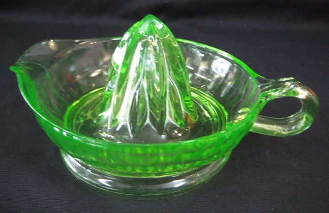 Green Uranium Glass   SOLD